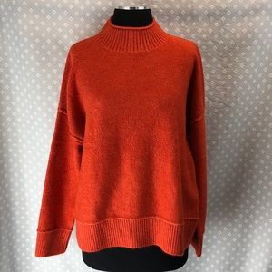 NWT Burnt Orange/Red Turtleneck Sweater